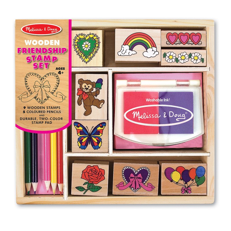 Set de stampile Prietenie, +4 ani, Melissa&Doug